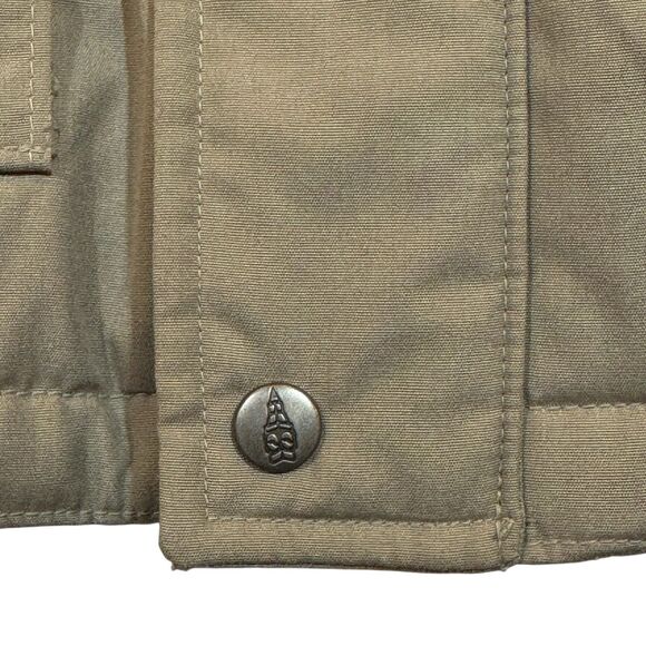 Vintage 1980s London Fog Parka 40R Big Ben Zipper Quilted Hooded Made in Korea - Picture 16 of 16